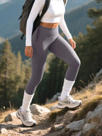 Sommerschlussverkauf High-Waist Yoga-Hose – 4-Wege-Stretch schnelltrocknende Leggings für Laufen Radfahren Fitnessstudio-Training