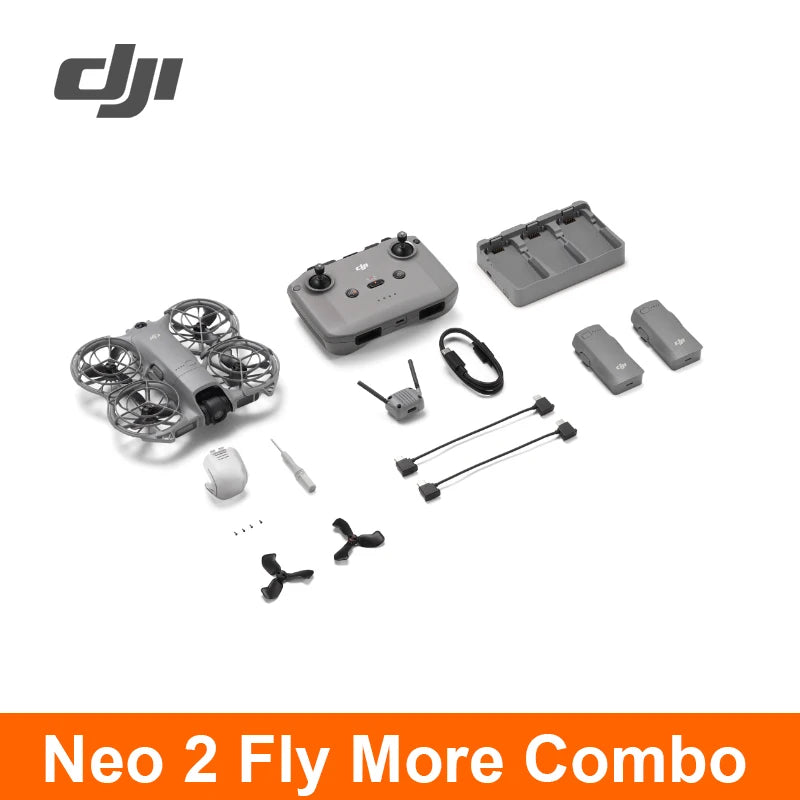 DJI Neo2 Drohne Flugkamera-Drohne 4K stabilisiertes Video 151g leicht & tragbar Vollständiger Propellerschutz neun 2 C0