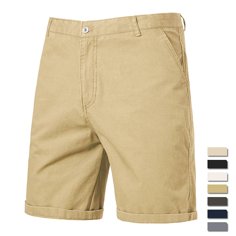 Herren Golfshorts Freizeithose Leichte schnelltrocknende lässige Arbeitsshorts Flat Front Wandershorts mit 4 Taschen