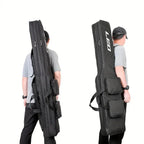 1.3m 2-layer Foldable Large Belly Sea Fishing Bag Portable Large Capacity Fishing Tackle Storage Bag Outdoor Fishing Tool Kit
