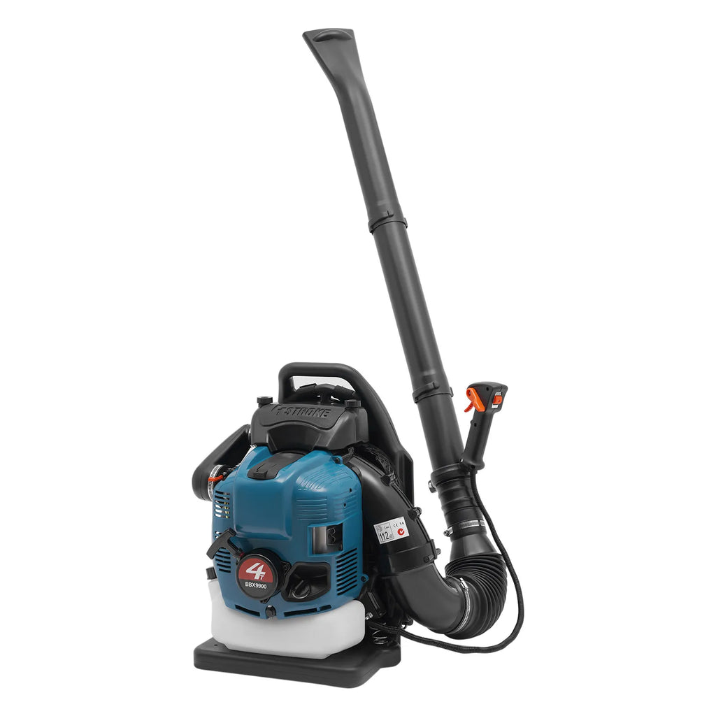 75.6CC 4-Takt Benzin-Rucksacklaubbläser, 2600W 498FT mit Tempomat, zur Reinigung von Gartenabfällen, kommerzieller und privater Gebrauch