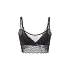 SuyaDream, Damen Spitzen-BH-Set, Futter aus echter Seide, dünne geformte Cups, ohne Bügel, transparente Unterwäsche aus Mesh, gemütliche Dessous 2025