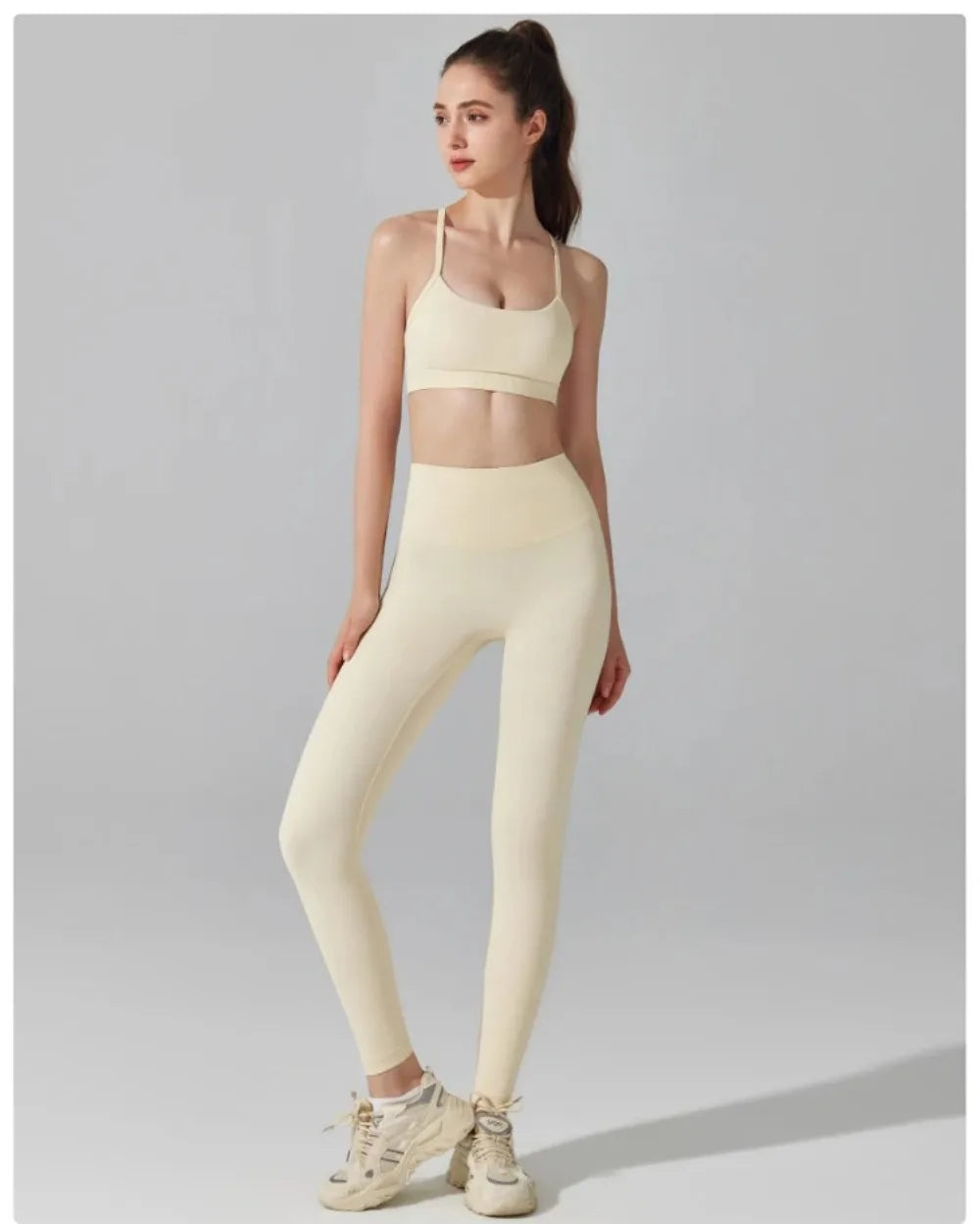 Activewear Set 2-teilig: Sport-BH & High Waist Leggings, Workout-Outfit für Yoga, Laufen, Fitness & Gym Kleidung für Damen