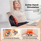 Massagegerät mit Heizfunktion, 3D Shiatsu Massagegerät zur Entspannung, Heizmassage mit Shiatsu-Knetmassage, Bestes Geschenk für Männer und Frauen
