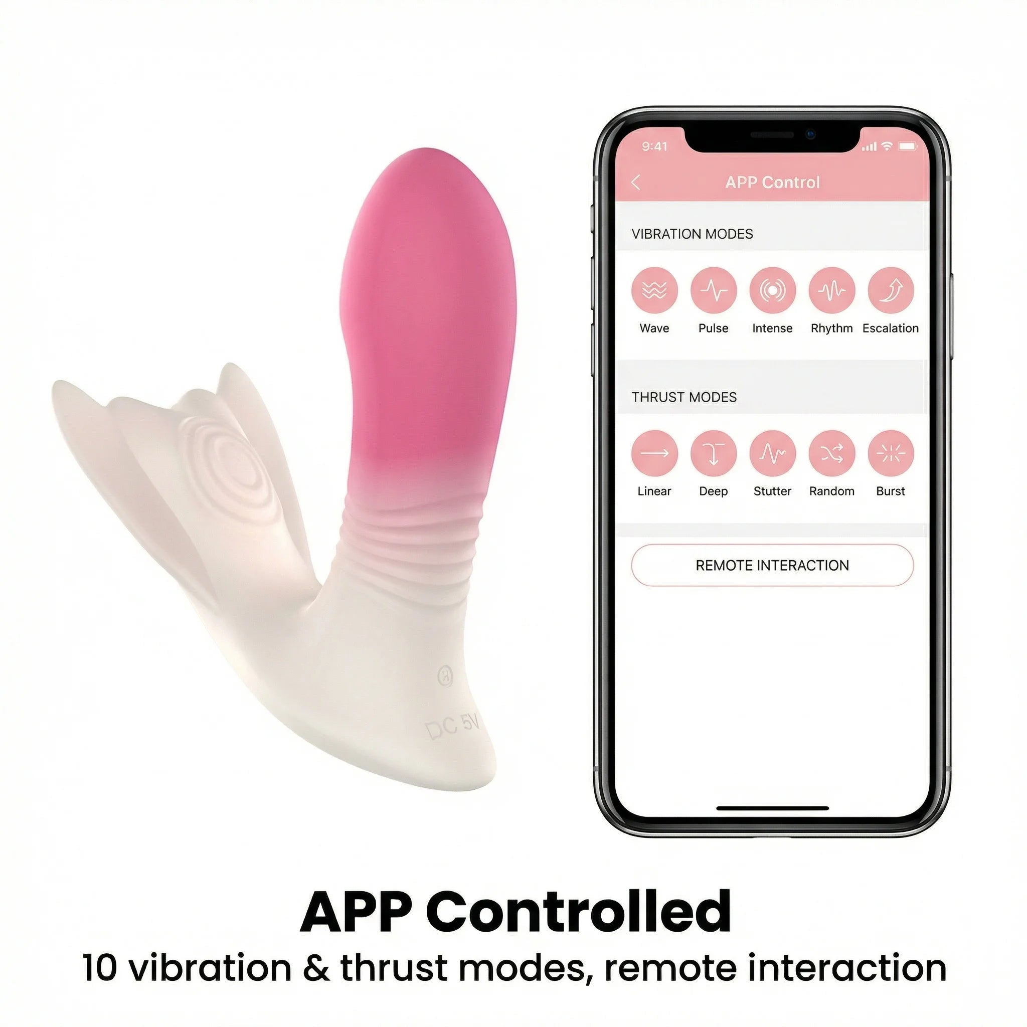 APP Bluetooth Steuerung Vagina Vibrator Masturbation Frauen Klitoris Vibration Stimulator Tragbarer Vibrator Erotikprodukte für Erwachsene