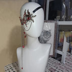 Anime Heaven Officials Blessing Tian Guan Ci Fu Hua Cheng Cosplay Schlafbrille Augenklappe Schmetterlings-Augenmaske Schmuck Accessoire Requisite