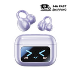Touchscreen-Bluetooth-Kopfhörer 144 Sprachen Echtzeit-Übersetzung Kopfhörer Drahtlose Open-Ear-Clips Sport-Gaming-Kopfhörer