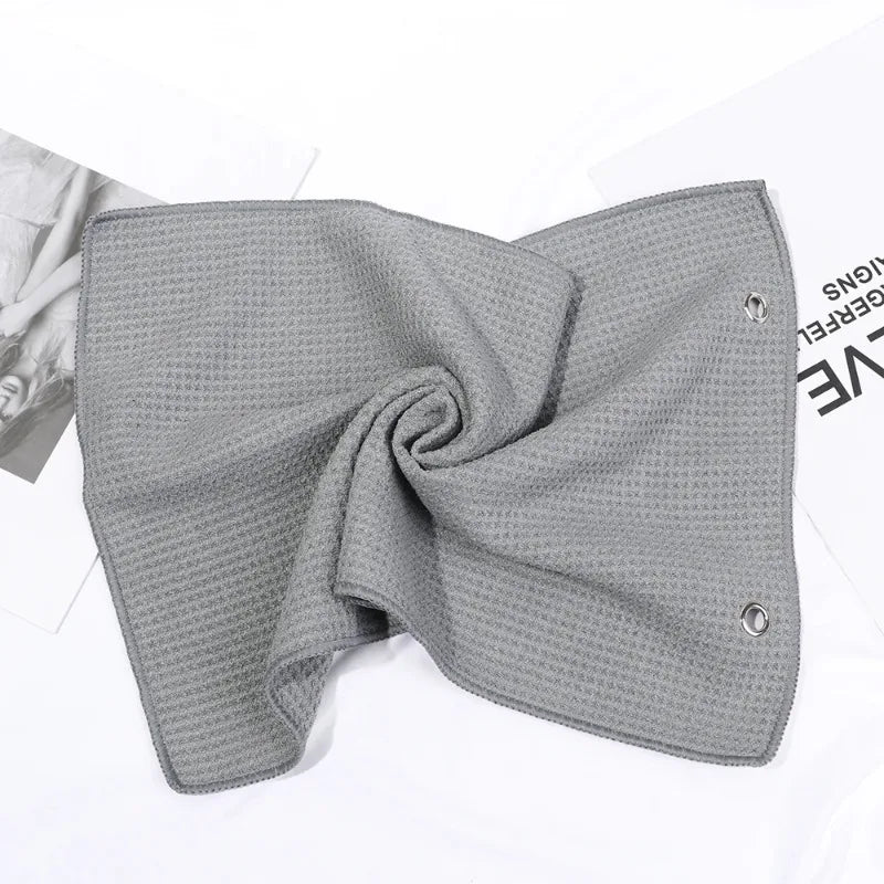 40*60CM Baumwolle Hohe Wasseraufnahme Mikrofaser-Reinigungstücher Golftuch mit Karabinerhaken Reinigt Schläger Golf Trainingshilfen