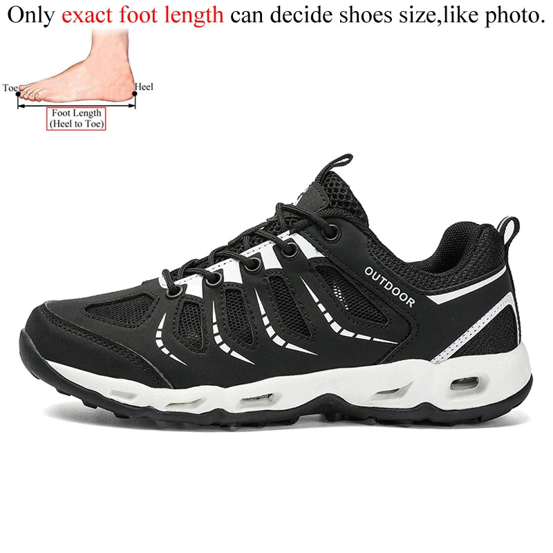 Summer Mens Trekking Shoes Hiking Shoes Women Trail Running Shoes Outdoor Sneakers Upstrem Aqua Water Shoes Hike Anti-Skid Grip