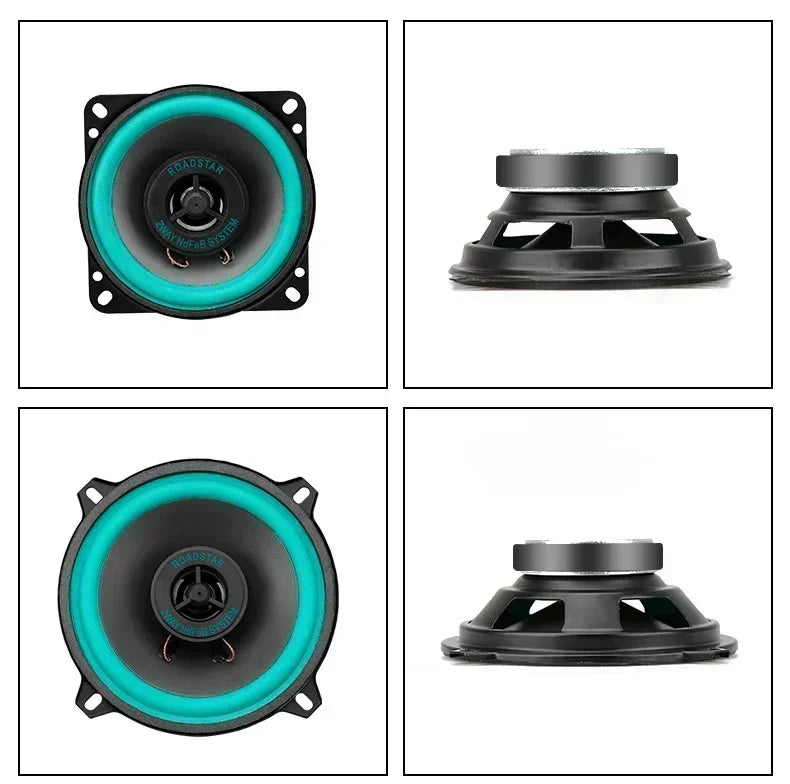 4/5/6,5 Zoll Universal Auto Koaxiallautsprecher HiFi Automotive Audio Full Range Frequenz Subwoofer Verbesserter Auto Stereo Sound