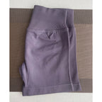 TKITK Shorts Nahtlose Yogahosen Damen Fitness Outfits Shark Bite Shorts für Fitnessstudio Laufen Radfahren Leggings