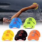 Silikon-Schwimm-Korrektur-Handflossen Leichte Wassersporthandschuhe Paddel Tragbare verstellbare Hilfs-Lehrzubehör