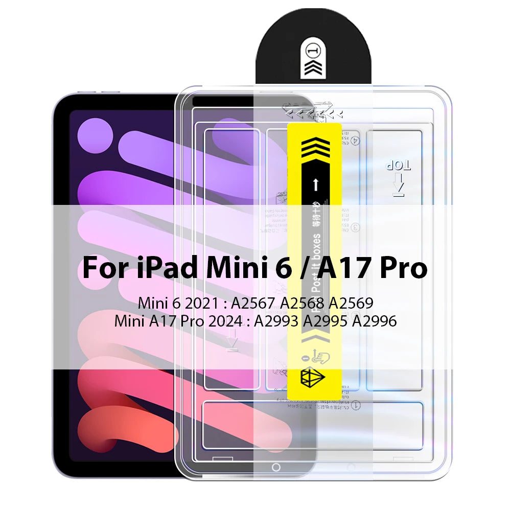 Displayschutzfolie Gehärtetes Glas Für iPad Pro 13 11 M5 M4 12.9 A16 10 9 10. 9. Generation Air 5 4 3 M3 M2 Mini 7 6 Zubehör