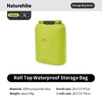 Naturehike Rolle-Aufbewahrungstasche Outdoor Reise Wandern Leicht Wasserdicht Vakuum Kompressionsspender Taschen Tragbarer Organizer