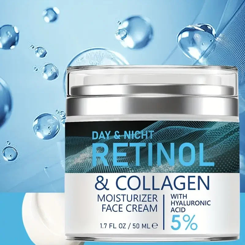 ENVISHA Retinol-Kollagen-Creme Gesichtspflege Anti-Aging-Falten Tiefenhydratation Feuchtigkeitsspendende Hautgesundheit Aufhellende Exfoliation