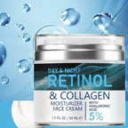 ENVISHA Retinol-Kollagen-Creme Gesichtspflege Anti-Aging-Falten Tiefenhydratation Feuchtigkeitsspendende Hautgesundheit Aufhellende Exfoliation
