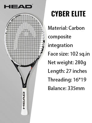 HEAD Carbon Composite Integration Tennisschläger für Anfänger Damen Herren Studenten Einzel-Trainingsschläger