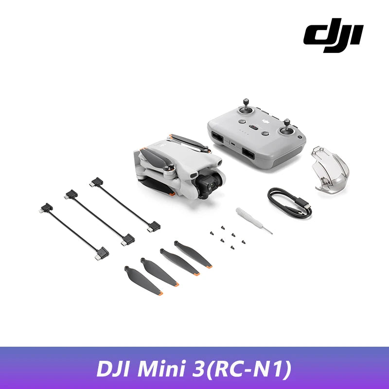 [EU STOCK] DJI Mini 3 Lightweight and Foldable Mini Camera Drone with 4K HDR Video 38 min Flight Time Real Vertical Shooting New Original C0