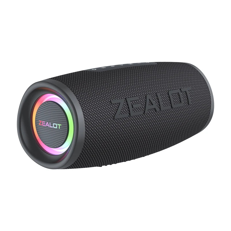 ZEALOT-S56 Bluetooth Lautsprecher 40W Ausgangsleistung Bluetooth Lautsprecher mit ausgezeichneter Bassleistung IPX6 wasserdichter Camping-Lautsprecher