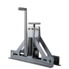 SucceBuy Manuelle Rohrbiegemaschine 1-1/2 Zoll für Baustahl und Kupfer, einstellbarer manueller Bieger für Vierkant- und Rechteckrohre