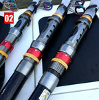 1.8-3.6m Kohlefaser Angelrute und Rollen-Set, superharte Teleskop-Angelrute, Spinnrollen-Set, max. Widerstand 3-8kg Pesca
