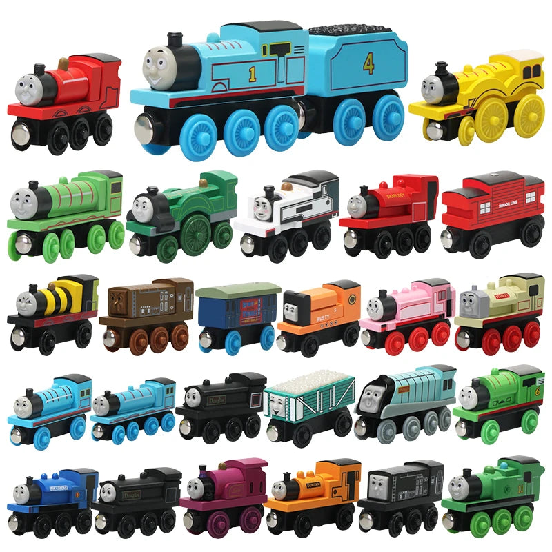 Thomas & Friends Holzeisenbahn Spielzeug Lady Percy Mike Rosie Edward Donald Gordon Emily Zug Waggons Geburtstag Weihnachten