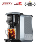 HiBREW 6 in 1 Multiple Capsule Coffee Machine Hot/Cold DG Nes Capsule ESE Pod Tea Basket Ground Coffee Cafeteria 20Bar H6
