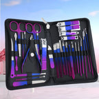 6-18-teiliges Set Professionelles Maniküre- & Pediküre-Kit aus Edelstahl Präzise Nagelpflege mit Reiseetui mit Nagelknipser Schere