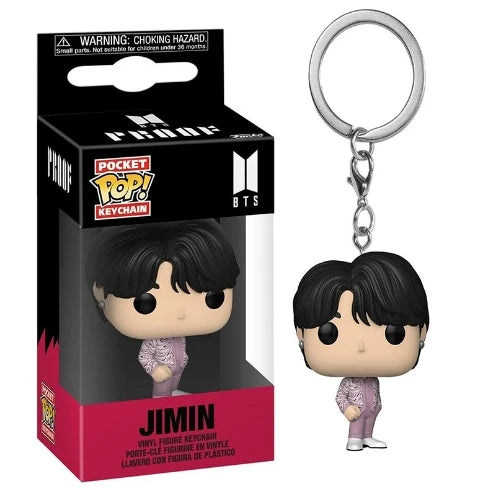 Funko POP Schlüsselanhänger Spielzeug Herren Team Cartoon V JUNG KOOK JIMIN Jin V J-HOPE Pocket Pop Schlüsselanhänger Vinyl Action Figur Sammlung Spielzeug