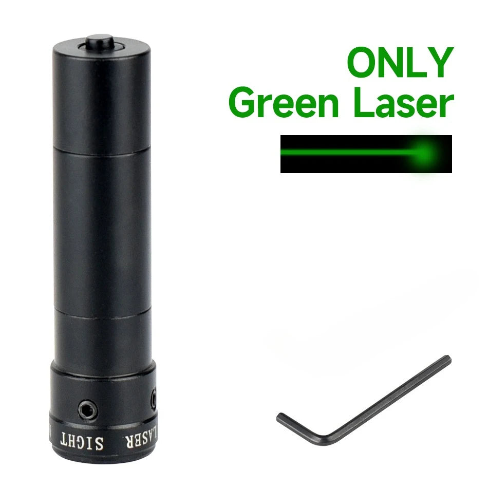 Outdoor Rotpunkt-Rot-/Grün-Laservisier Jagdzubehör Sport-Weitdistanz-Laserkalibrator für 11/20mm Schiene