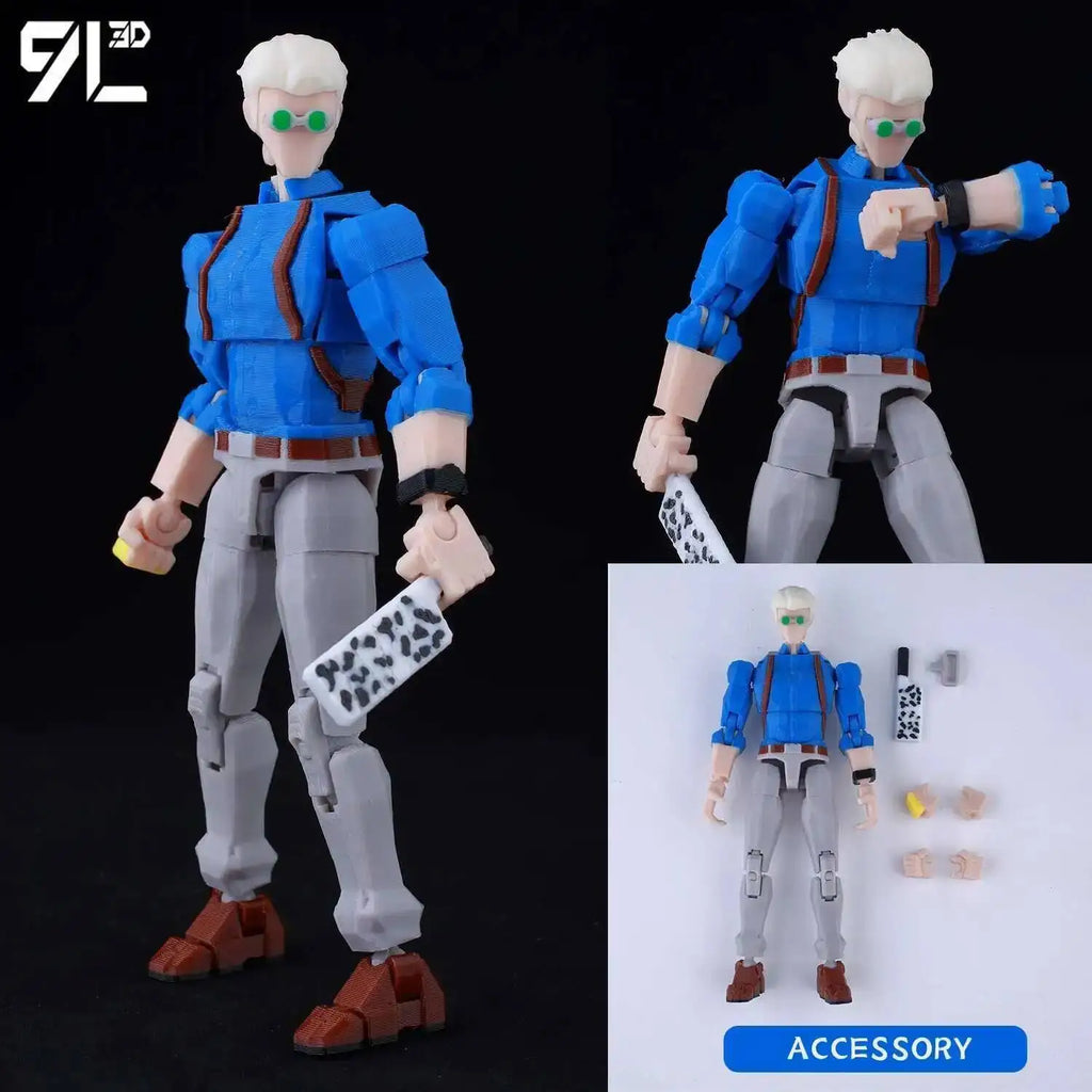 9L3D Lucky13 Gojo Sukuna Jujutsu Fushiguro Toji Gojo Satoru Actionfigur Dummy13 T13 Mehrgelenkige Sammlerstücke Titan13