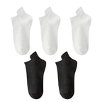 10 Stück=5 Paar Damen Socken Casual Atmungsaktiv Hohe Qualität Knöchelsocken Sommer Low Cut Baumwolle Dünne Kurze Elastische Socken calcetines