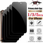 1/3/5 Stück Anti-Spionage Panzerglas für iPhone 17 16 15 Pro Max Blickschutzfolie iPhone 16 Frontfolie iPhone 15 14 Plus Panzerglas iPhone 17 16e 14 13 12 11 Blickschutzfolie