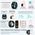 2026Neue Gesundheitsuhr Blutdruck Genaue Messung Smartwatches Herren Harnsäure Blutfette wasserdicht Airbag Smartwatch Damen
