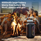 ZEALOT_MP1 Tragbarer Bluetooth-Lautsprecher 60W StormBox Blast Outdoor Wireless Lautsprecher IPX6 Wasserdichter Party Camping Lautsprecher 12H ZEAL