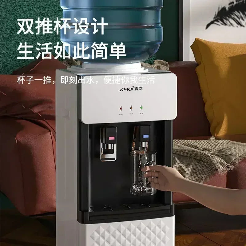 AMOI Neu – Modell Haushalts-Vertikal-Automatischer Wasserspender mit Kühlung und Heizung für Bürogetränke. Zweitbild