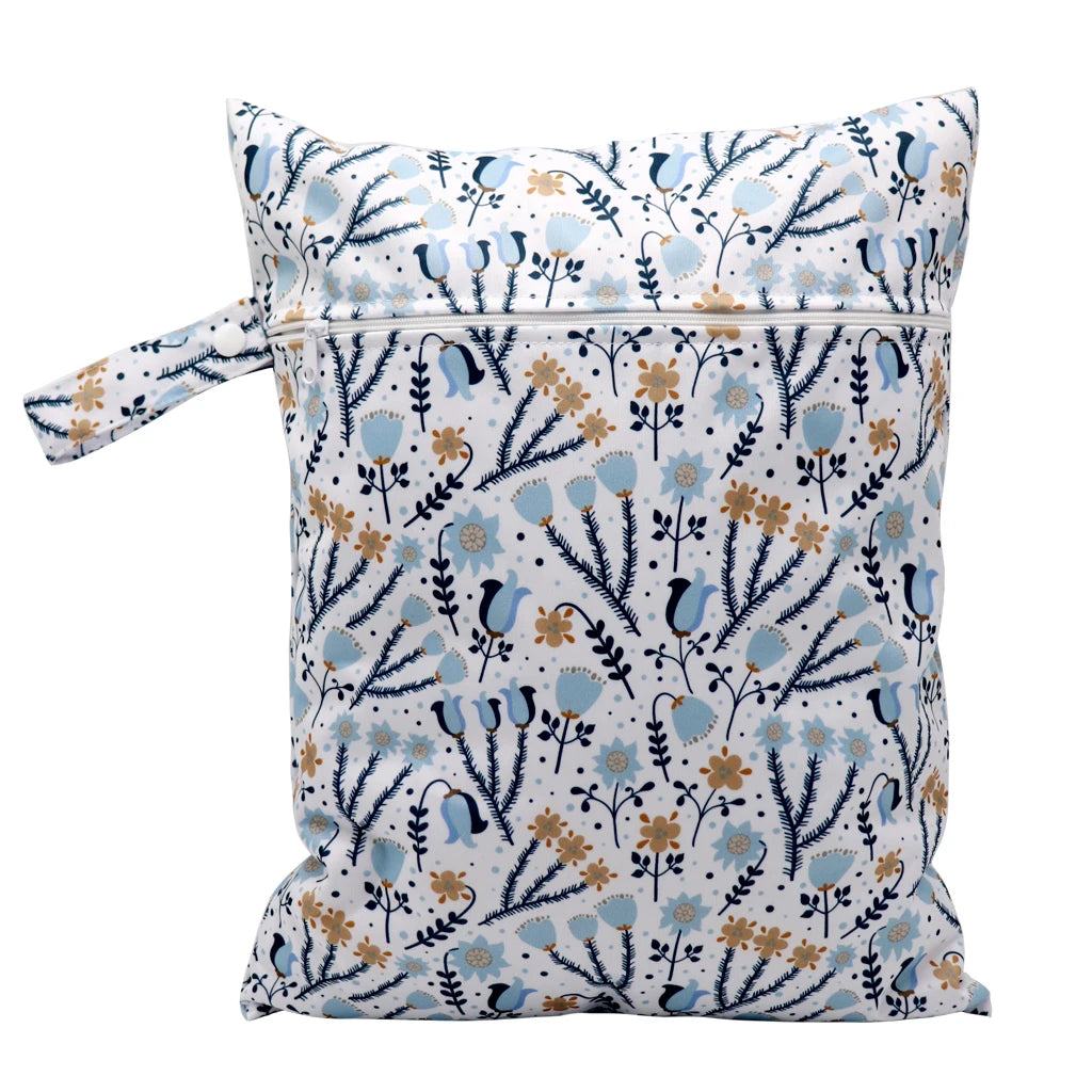 Wasserdichte Wickeltasche Windeltasche Mama Baby Umstandstasche Waschbare Reißverschluss Windel-Organizer Trockenbeutel Reisetragetasche 30x40cm