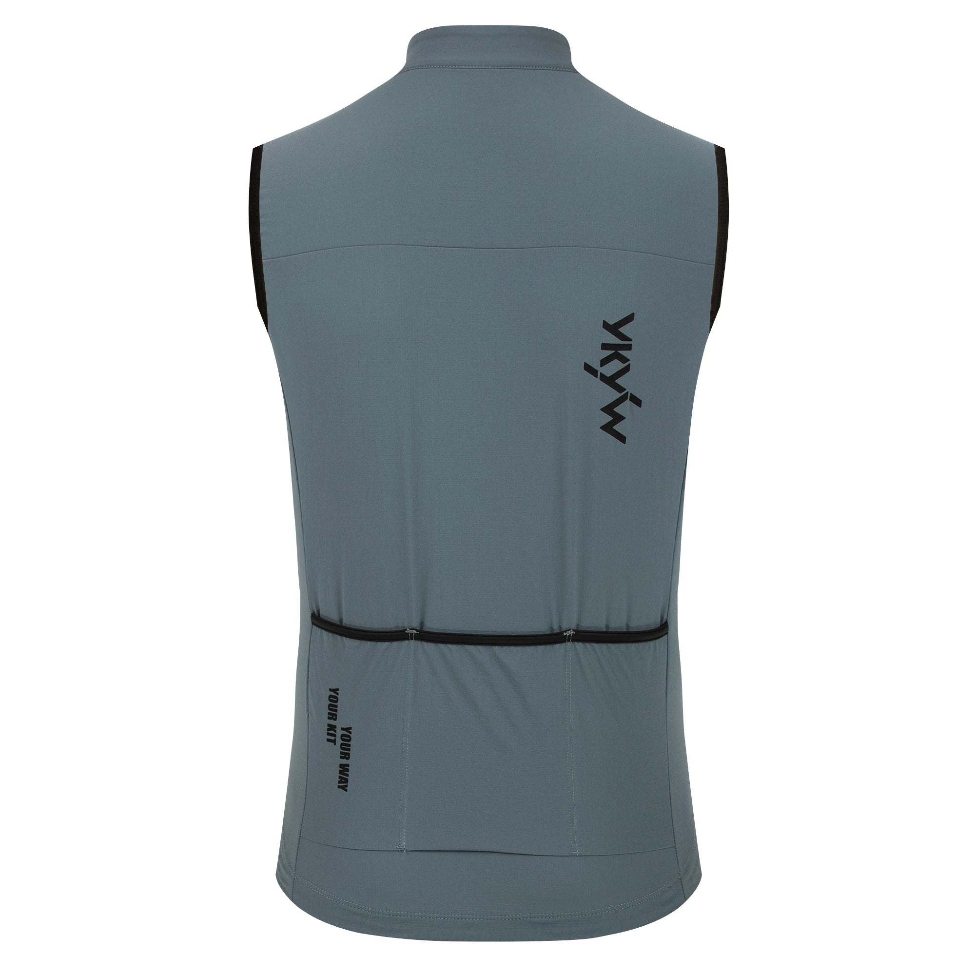 YKYWBIKE Herren Radsport Gelit Thermo-Fleece Fahrrad Windjacke Ärmellose Weste Winddicht Wasserdicht Radfahren