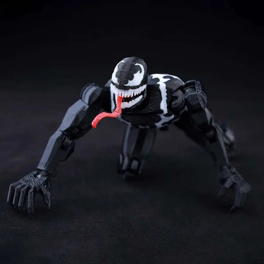 Venom Spider-Man Lucky13 Dummy13 Actionfiguren – 3D-gedruckte T13-Mehrgelenk-Shapeshift-Mannequin-Anime-Sammelspielzeuge