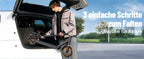 Todimart T3 ABE Elektroroller für Erwachsene, 36V 7.8AH, Spitzenleistung 500W, 25-35KM, 8,5-Zoll-Wabenreifen, Urbaner Elektroroller