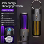 2500V Solar-Mückenvernichter, solarbetrieben, Outdoor-Camping-Mückenlampe, 3-Stufen-Timersteuerung, Mückentöter