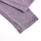 DRUR Damen Langarm Yoga T-Shirts, lockere Passform Sport Fitness Crop Tops lässig leichtes dünnes Shirt für Fitnessstudio Straße Reisen