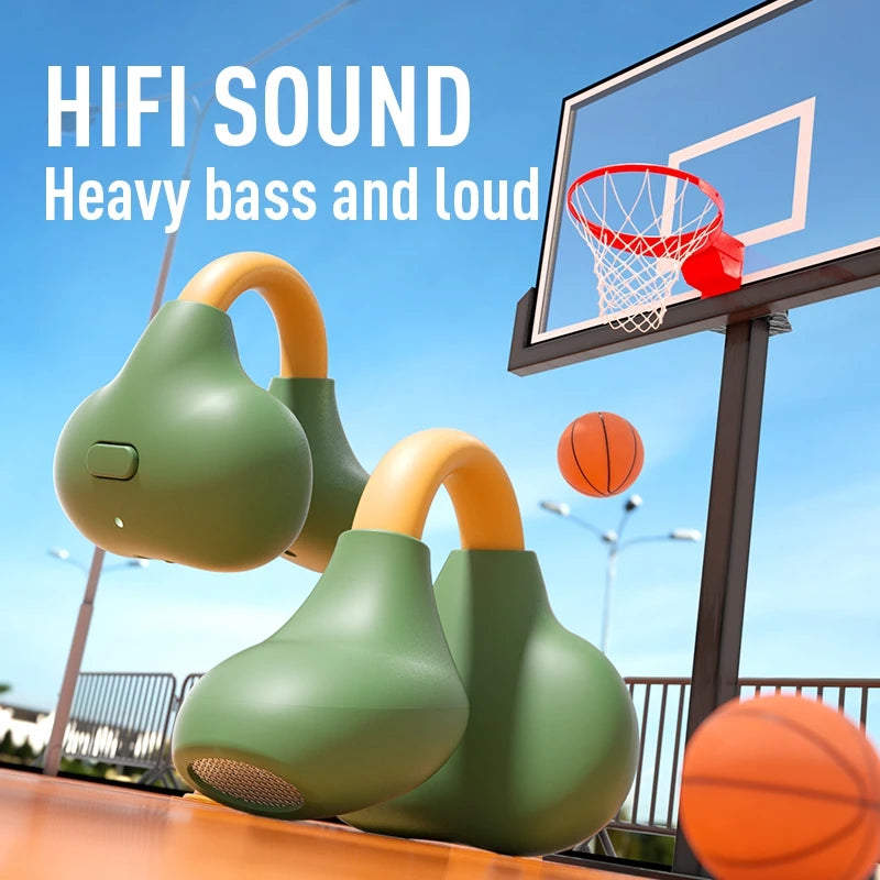 Lenovo Wireless Headsets Bluetooth 5.3 ENC Earbuds LED Power Display TWS Sport Noise Cancel Kopfhörer mit Mikrofon für iPhone