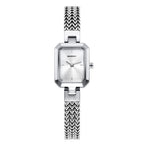 BERNY Square Women Wristwatch Luxury Fashion Quartz watches Minimalist Rectangle Mini Dial Stainless Steel Jewelry Women's Watch