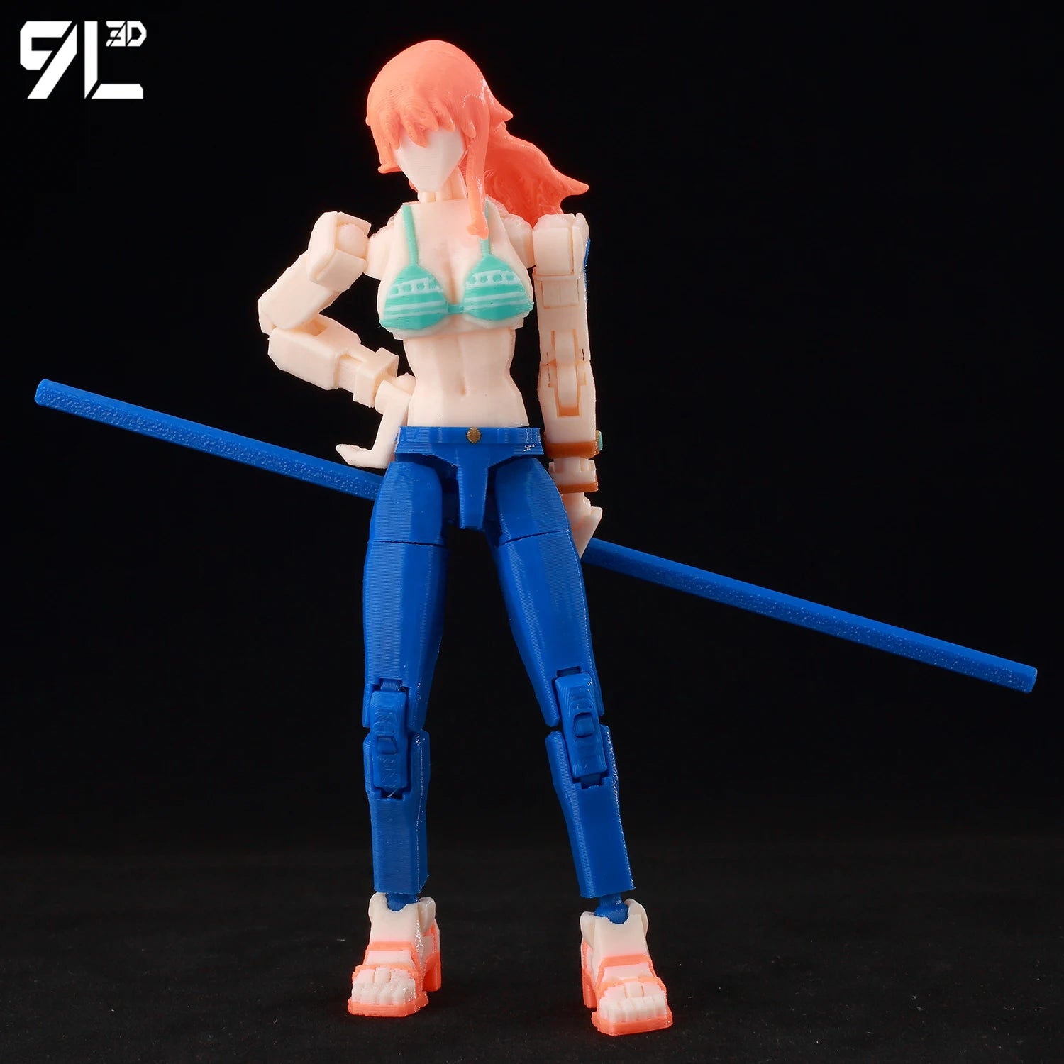9L3D Gedruckte Anime One Piece Naruto Demon Slayer Dummy13 Lucky T13 Bewegliche Shapeshift Actionfiguren Mannequin Spielzeug Sammlerstücke