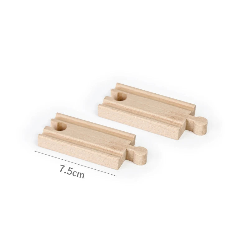 Hölzerne Eisenbahn-Schienen-Montagespielzeuge Für Alle Thomas Züge Auto-Brückenpfeiler Ampel Buche Hölzerne Eisenbahn Kinder Kreatives Spielzeug