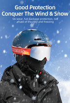 ROCKBROS Radmützen Vollgesichtsmaske Winter Atmungsaktiv Winddicht Fleece Fahrrad Halswärmer Schal Maske Skifahren Motorrad Fahrradmütze