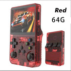 R36S Klassische Retro-Spielkonsole mit ARKOS System Videospiele Einzelkarte Tragbare Handheld-Spielkonsole Kindergeschenk 3,5 Zoll