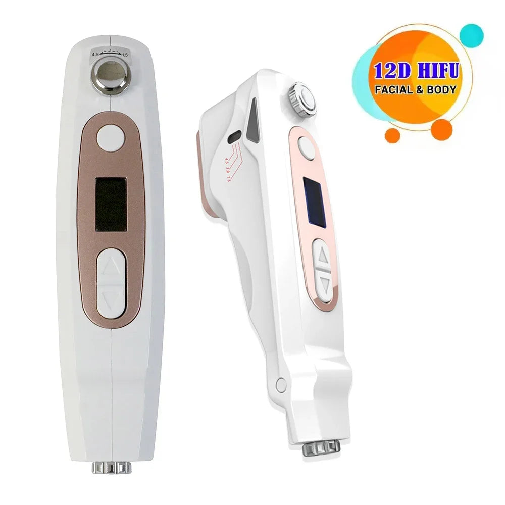Professioneller Mini HIFU Gesichtsverjüngung Anti-Aging Falten Schönheitsgerät Ultraschall Hautpflege SPA Salon Heimgebrauch für Frauen