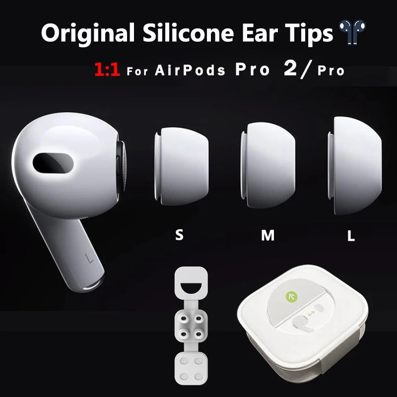 1:1 Original Earbuds EarTips For Apple Airpods Pro 2 Ear Tips For AirPods Pro Earphone Accessory For AirPod Pro Replacement Tips Hauptbild